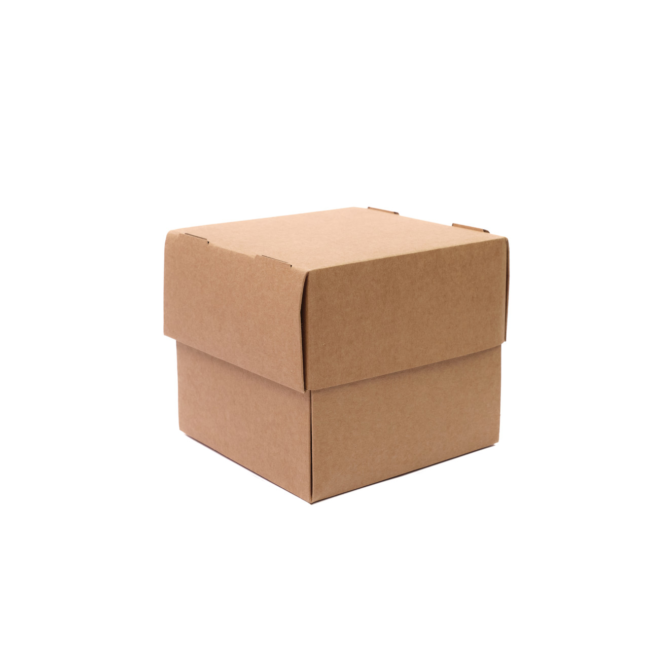 Коробка з кришкою для бургера крафтова 120/120/100 (100шт.), 5уп/ящ.