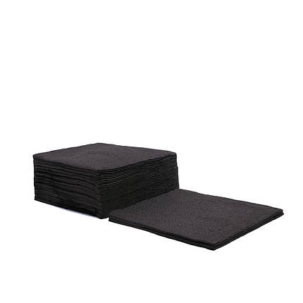 Серветка столова 30/30см двошарова ЧОРНА 1/4 (150шт.), 8уп./ящ., фото 1