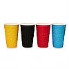 Стакан 350мл ЄВРО - 3D “Круги кольоровий мікс" (15шт), 24уп/ящ (кр-90), фото 9