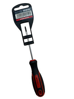 Викрутка хрестова (двухкомпонентна рукоять) PH0 (3.0*75 мм) Cr-V STRONA