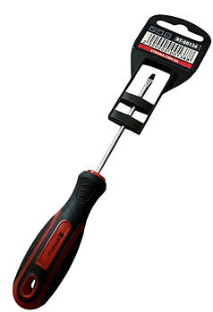 Викрутка шліцьова (двухкомпонентна рукоять) SL0,5 (3.0*75 мм) Cr-V STRONA