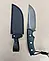 Ніж ручної роботи Сталкер 2 зі зносостійкої сталі х12мф/62 HRC, якісний шкіряний чохол у комплекті, фото 5