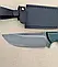 Ніж ручної роботи Сталкер 2 зі зносостійкої сталі х12мф/62 HRC, якісний шкіряний чохол у комплекті, фото 2
