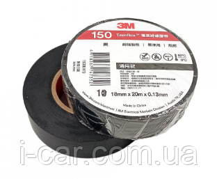 Ізоляційна стрічка чорна 3M Temflex 150 Black, фото 1