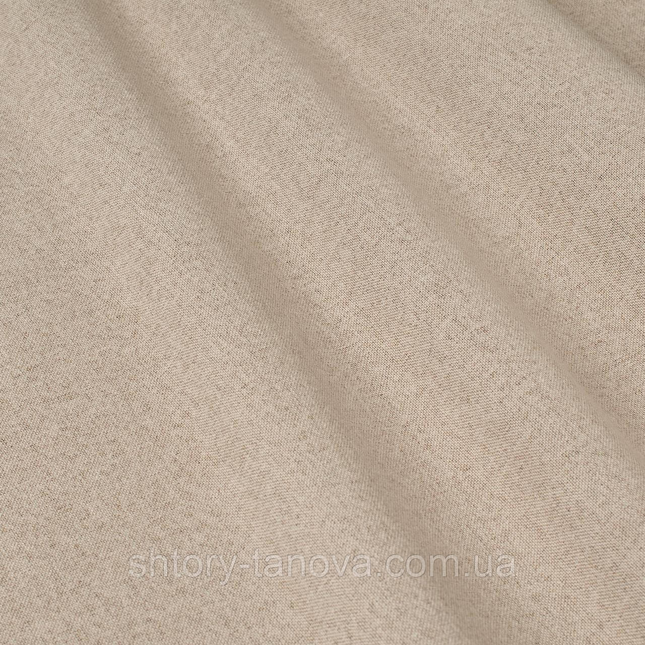 Блекаут тканина сіра рогожка 300 см 330 г/м² Туреччина - для спальні, фото 1