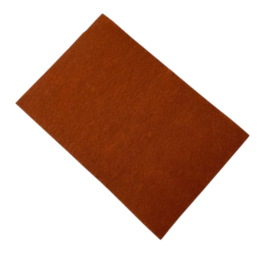 Фетр листовий середньої жорсткості , А4, коричневий, 1 шт, арт 019460, Коричневий, фото 1