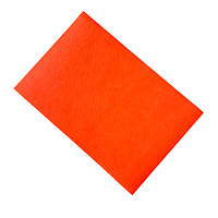 Фетр листовий середньої жорсткості , А4, помаранчевий (неон), 1 шт, арт 019462, Помаранчевий