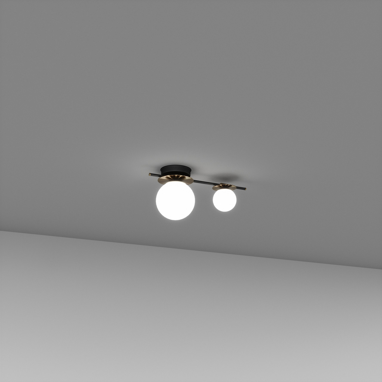 Стельовий світильник SV0024-2P BK+GD, фото 1