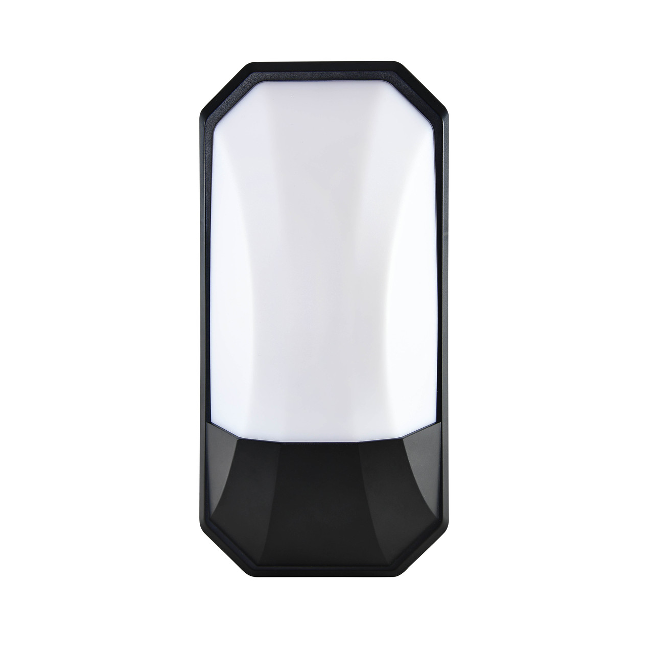 Світильник світлодіодний фасадний 24W CRUZ настінний чорний, фото 1