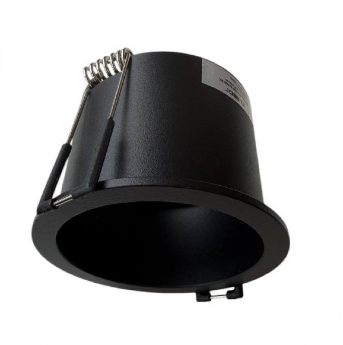 Світильник точковий врізний KLOODI KD-SMILE R68 BK, фото 1