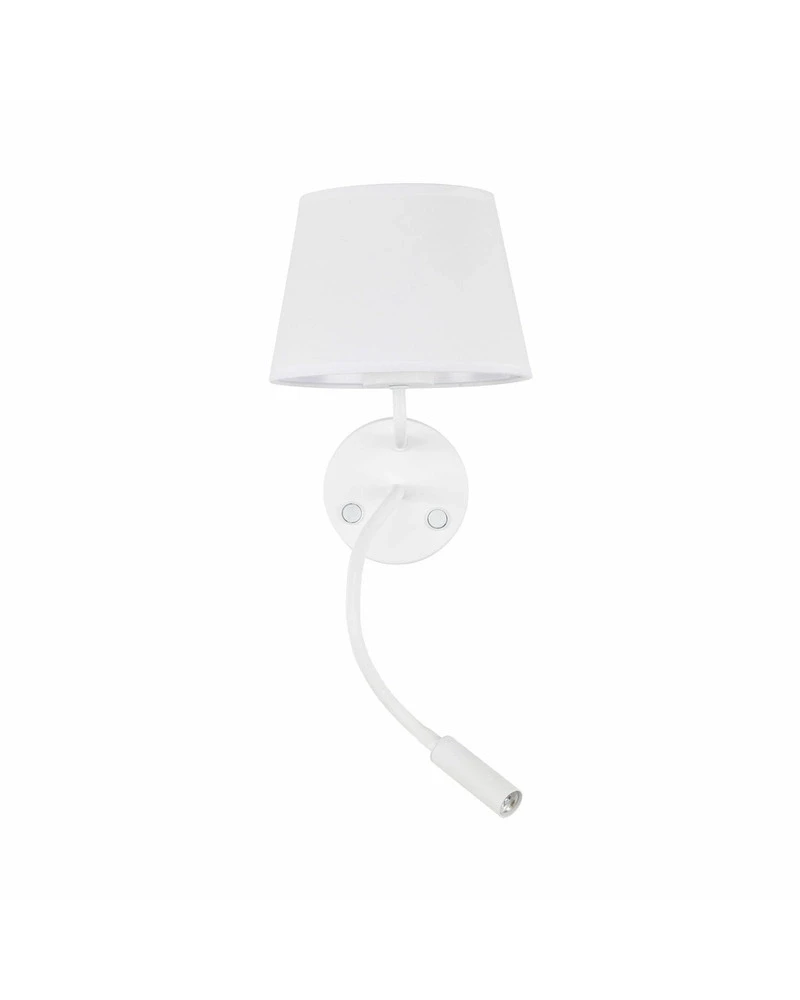 Бра, настінний світильник Tk Lighting 10080 Maja E27+G9 2x60+6W IP20 Wh, фото 1