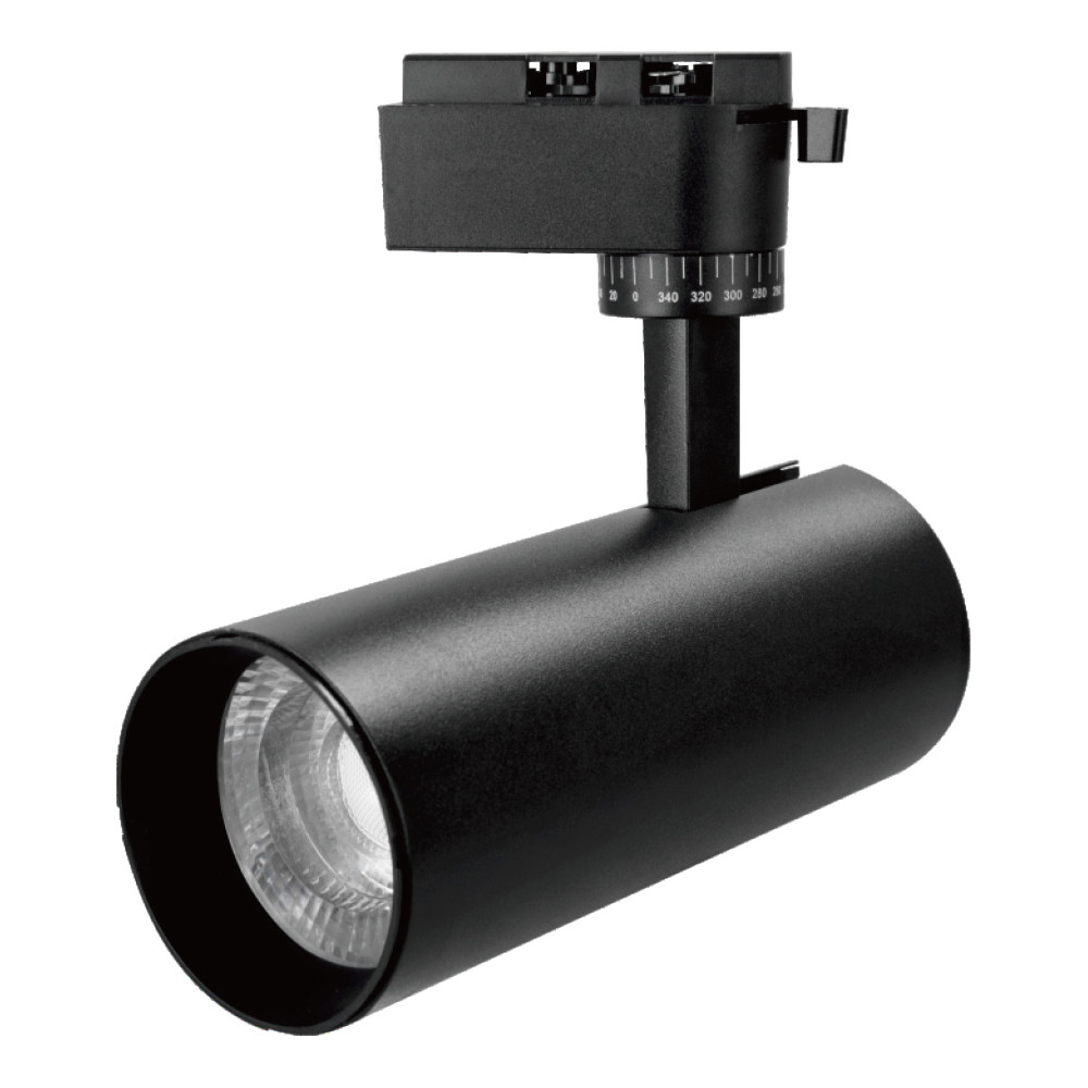 Світильник трековий "BREMEN-30 3CCT" 30W чорний, фото 1