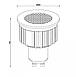 Лампа LED GU10 5WCOB 3000К 450Lm HONEYCOMB FILTER DIM KLOODI KDGU10-HC 5WCOB 3K 36D BK DIM, фото 2