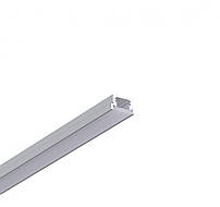 LED Профіль алюмінієвий підлоговий. Розсіювач PC в комплекті. 2м KLOODI KLP2213 2