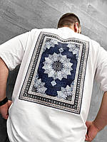 Футболка Белая Мужская С Принтом. Ador Футболка Біла Чоловіча З Принтом Carpet1