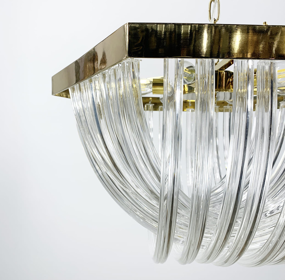 Люстра Murano в золотому каркасі Ø 60 см | Line F | Арт. SA35-600 P, фото 1