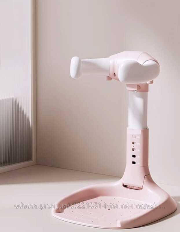 Гр Підставка для купання Bimbo H-31065 (1) колір рожевий, розмір: 40×50×47 см, регулювання висоти, кріплення для душової лійки, в