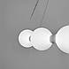 Біла люстра Nordic Pearl із плафонами-перлинками Ø 60 см | Line F | Арт. SG33-600 WT, фото 5
