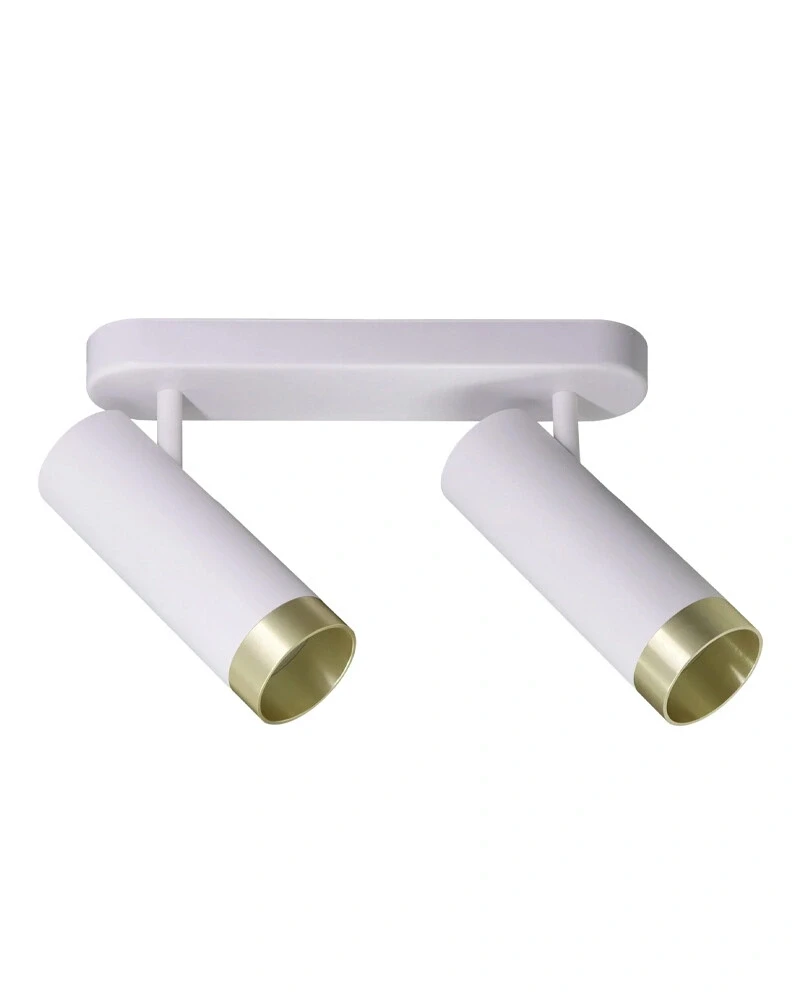 Світильник поворотний, спот Goldlux 325914 Fado GU10 2x10W IP20 Білий, фото 1