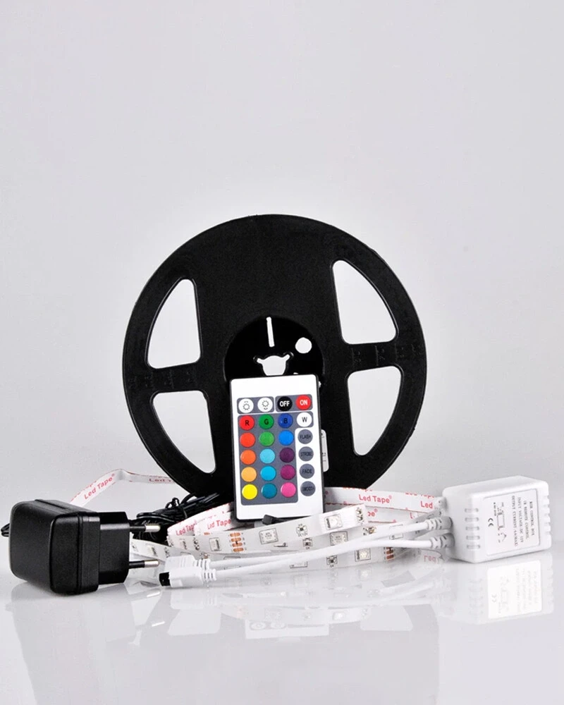 Світлодіодна стрічка Goldlux 314437 RGB 18 W IP20 5m Controller, фото 1