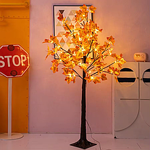 Штучне освітлене кленове дерево з підсвіткою 1,5 м YU227