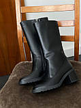 Чоботи з натуральної шкіри, фото 4
