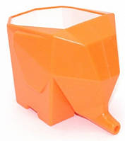 Сушилка для посуды и столовых приборов оранжевая для кухни стильный аксессуар с оригинальным дизайном слона BROWN