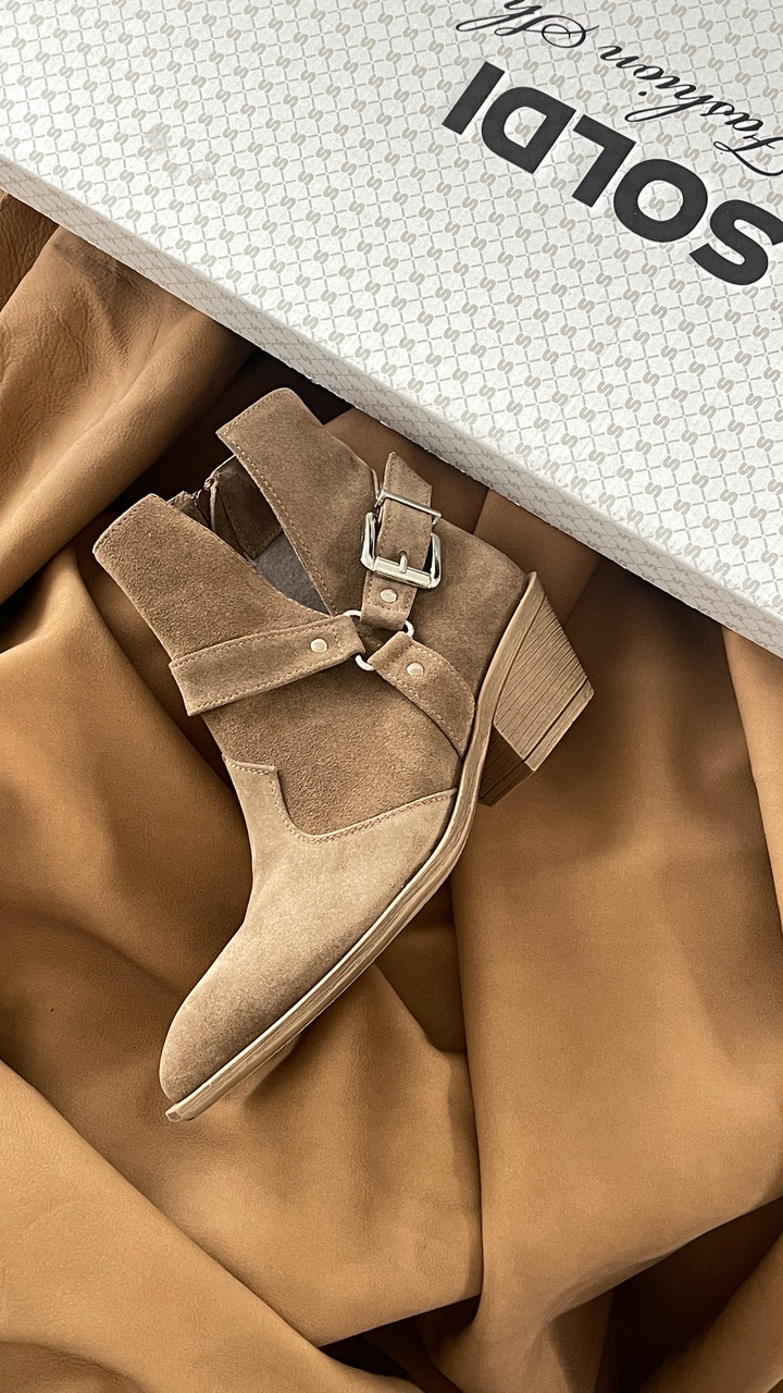 Замшеві жіночі козаки, фото 1