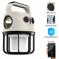 Популярний! Ліхтар кемпінговий переносний з павербанком type-c заряджання — Найкраща якість тільки на Nukleon.com.ua