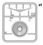 Пластикова модель 1/35 MiniArt 35303 совєцька залізнична платформа 16,5-18т., фото 4