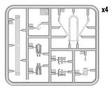 Пластикова модель 1/35 MiniArt 35303 совєцька залізнична платформа 16,5-18т., фото 7