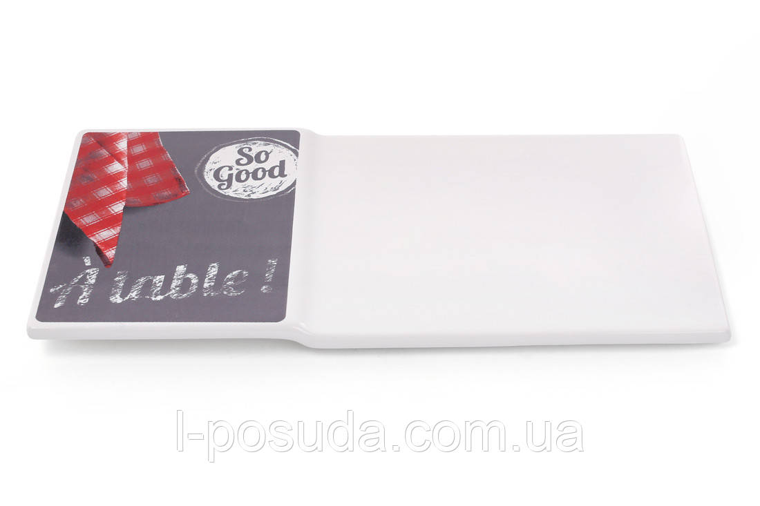 Тарілка керамічна прямокутна 27 см, фото 1