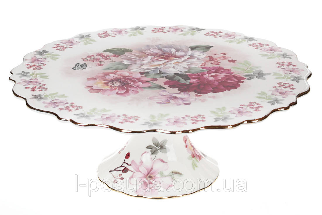 Підставка для торта порцелянова Сад мрій 30см, фото 1