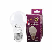 Світлодіодна лампа SIRIUSSTAR 3407 G45 6W-3000K-E27