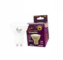 Світлодіодна лампа SIRIUSSTAR 3508 MR16 220V 5W 4000K- GU10