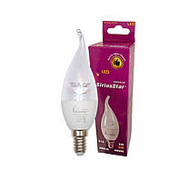 Світлодіодна лампа SIRIUSSTAR 3301 СA37 tail crystal 6W-4000K-E14