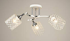 Люстра стельова Sirius B N4513/3 WT+CH з поворотнім механізмом