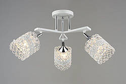 Люстра стельова Sirius B N5958/3 WT+CR з поворотнім механізмом