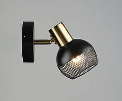 Бра настінне Sirius B N6237/1 BK+COP з поворотнім механізмом