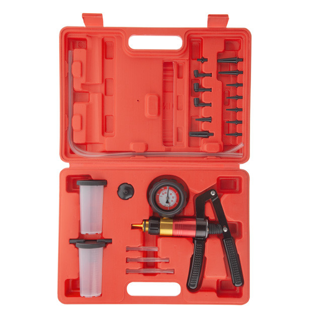 Вакуумний насос з приладдям 22пр. INTERTOOL AT-4008, фото 1