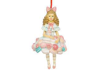 Ялинкова іграшка Аліса в Країні Солодощів 15 см