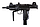 Пневматичний пістолет Gletcher UZM Mini Uzi Blowback Міні Узі автоматичний вогонь блоубек 100 м/с, фото 2