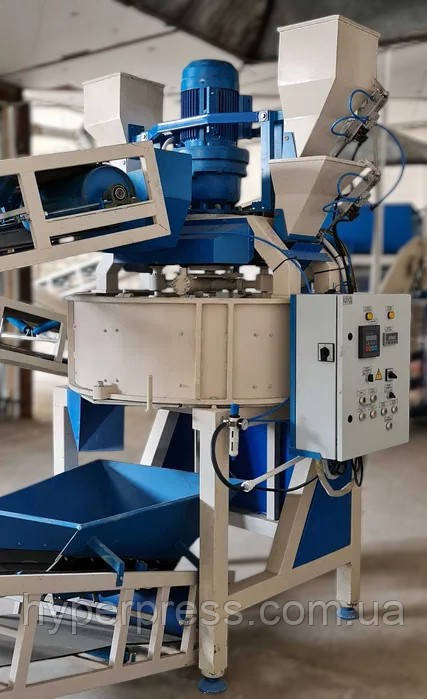 Розчинозмішувальний комплекс РЗК-500 примусової дії (планетний бетонозмішувач) РЗК-500, фото 1