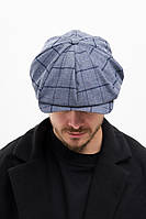 Кепка хуліганка у клітинку Without Alfi Blue