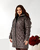 Зимова жіноча куртка великого розміру батал Розміри: 42-44, 46-48, 50-52, 54-56, 58-60, фото 7