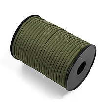 Паракорд 9 жил 3 мм 100 м — олива, міцний нейлоновий шнур ML-Tactic, тактичний трос для туризму та виживання, фото 4