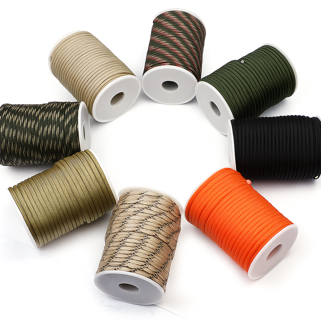 Паракорд 9 жил 3 мм 100 м — олива, міцний нейлоновий шнур ML-Tactic, тактичний трос для туризму та виживання