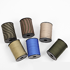 Паракорд 9 жил 3 мм 30 м — котушка, нейлоновий шнур ML-Tactic, армійський трос для альпінізму, туризму та виживання, фото 4