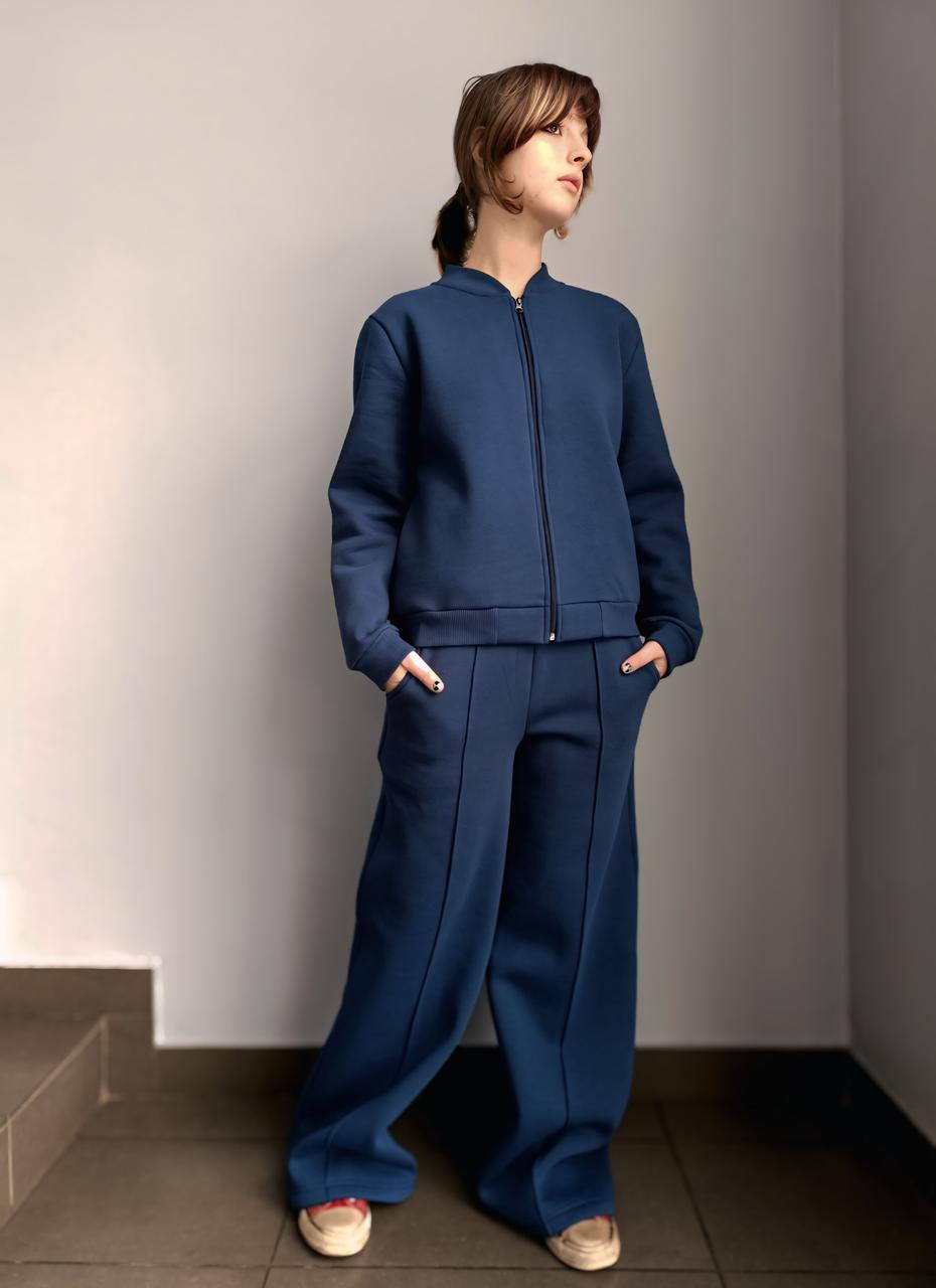 Теплый комплект - бомбер и палаццо