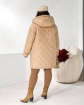 Зимова жіноча куртка великого розміру батал Розміри: 42-44, 46-48, 50-52, 54-56, 58-60, фото 5